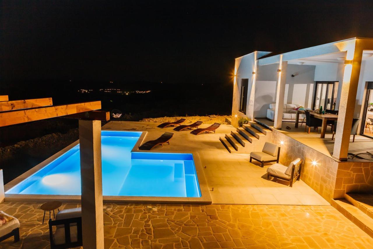 Villa Zlatno Sunce In The Hills Near Trogir Vrsine Exterior foto